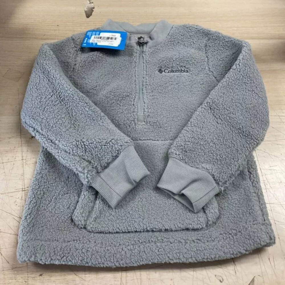 Columbia Youth Boys Rugged Ridge II Sherpa Half Zip Columbia Grey X-small